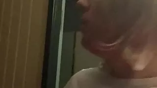 Daddy's lil' bitch out of her door