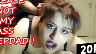 Beautiful young College Slut fucked ANALLY by Stepdad.