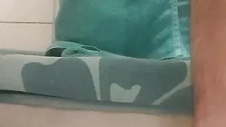 Good morning in bathroom