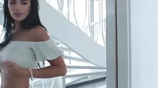 pulsating anal fuck with busty milf