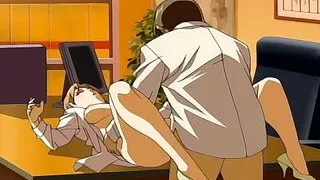 lingerie office - hentai