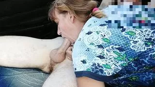 in a car with a Russian wife