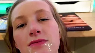 Leeds nerd sucked in pov until he cums