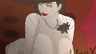 Resident Evil Village - Lady D Facesitting Cartoon