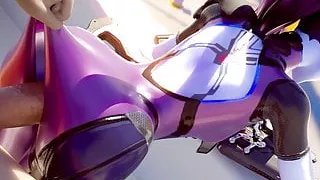 Widowmaker Anal Fucked On A Rooftop