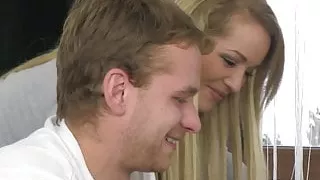 Muscle hetero man takes gay cock from behind