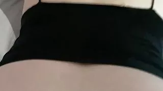 Pushing back hard on his cock