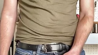 Daddy Playing With His Massive Cock! Amazing!