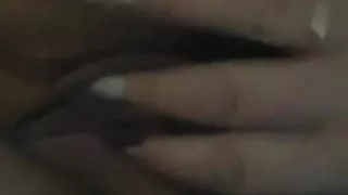 Mila jerks off her hole at work