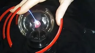 Fire ball  and long nails Lady L (video short version)