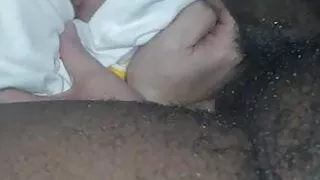 North Dakota SSBBW sucking my Black cock again