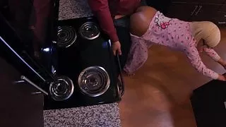 Standing Raw Doggystyle! Stepdad Is So Deep Inside Me it Hurts