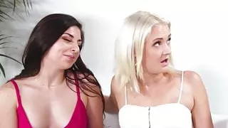 Super hot lesbian threesome with Casey Calvert, Keira Croft