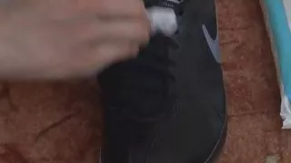 Sperma, Füße, Schwuler Sex, Masturbation, Schuhe, Lutschen