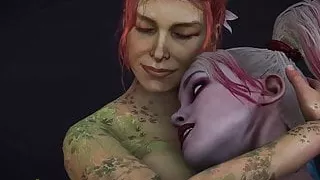 Harley Quinn And Poison Ivy Love Making