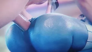 Liara gets an Anal Creampie