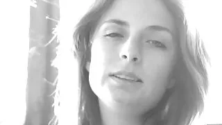 Busty Ashlee Graham smokes while showing off her natural