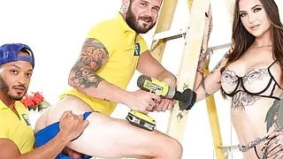 Best Bi Employees Give Busty Babe Customer Satisfaction