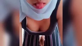 Horney girl unclothing (totally naked) tharki ladki