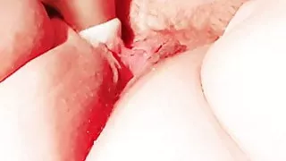 BBW has Intense Pussy Contractions from Clit Stimulation