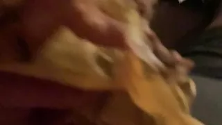 Eating whataburger while getting dick sucked from mature bbw