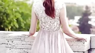 Sexy tease in stockings