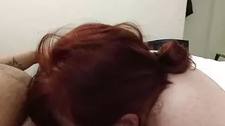 Stephanie west deep throats gags drools and stays sucking di