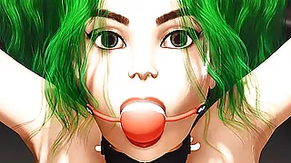 Sci-fi soldier fucks a hot woman with huge boobs in the lab