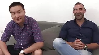 Petite Angelina is back to be pierced by a crazy Asian dude