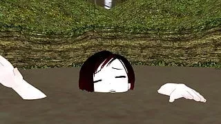 Ruby's Nude Quicksand Encounter