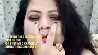 Sapna Bhabhi boobs live part 1