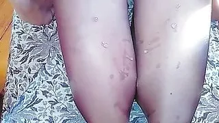 I masturbate the husband in the morning