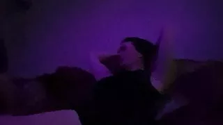 man licks girl's soles in front of his gf