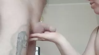 mother-in-law loves it when I fill her mouth with cum 3