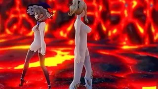 Jean & Lisa Hot Dance