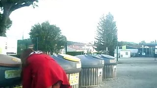 Schnelles öffentliches Blinken im Freien