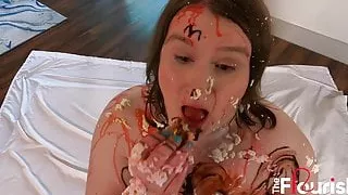 Trailer Birthday Food Fetish BBW Style