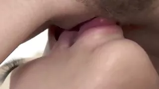 she gets really dirty with her bff during movie night