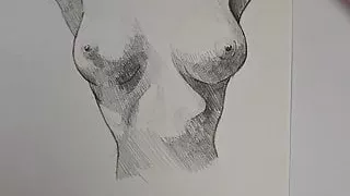 Easy drawing, body drawing