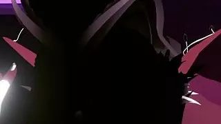 slutty girlfriend  rides and blows my cock in vr