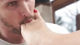 horny hardcore redhead lady gets her tight pussy fucked unti