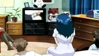 Ehefrau betrügt ihren Mann mit einem Jungen - Anime Uncensored