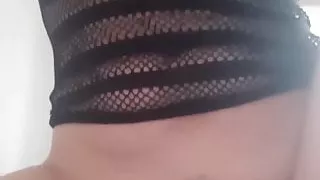 Fucking myself with a toy while sitting on it