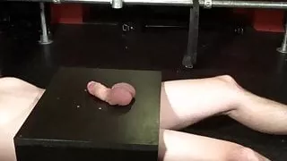 Squeezing a Pathetic Slave’s Cock