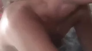 big ass swinger milf Kayla sucking and fucking two hard cocks
