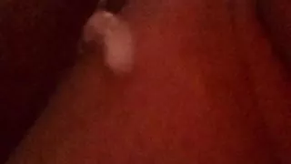 Creampie coming through drip drip