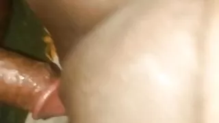 Wife and husband have hot sex at night