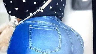 Big Ass In Jeans Cum Tribute