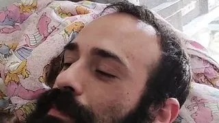 Paja en cama, comiendo semen, sudor y pelos. 10-5-21