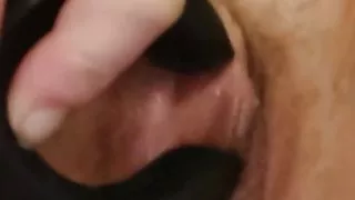 Girl with her vibrator